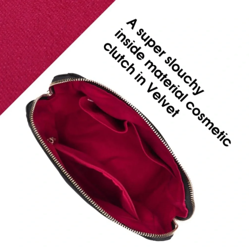Women’s Large Make-Up Zipper Pouch Travel Cosmetic Organizer